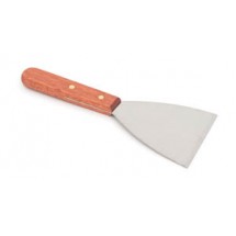 Royal ROY PANS 44 Stainless Steel Scraper with Wood Handle 4&quot;