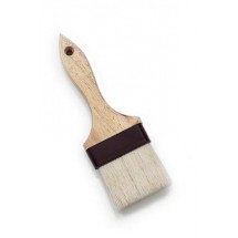 Royal ROY PST BR 300 Natural Boar Bristle 3" Pastry Brush with Plastic Band and Wood Handle