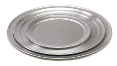 Royal ROY PT 10 Aluminum Wide Rimmed Pizza Tray 10"