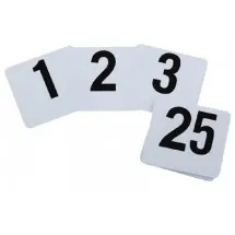 Royal ROY TN 1 100 Plastic Table Number Card Set 1-100 - 1 pack