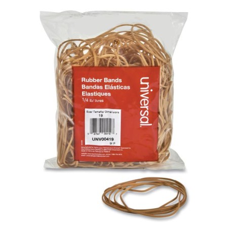Rubber Bands, Size 19, 0.04