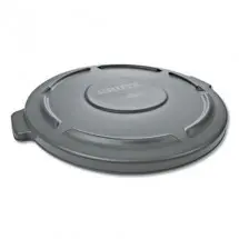 Rubbermaid Brute Round Gray Flat Top Lid 32 Gallon