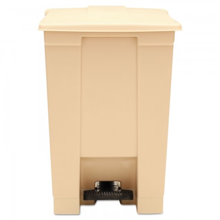 Rubbermaid Commercial Step-On Beige Waste Container, 12 Gallon