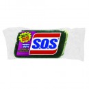 S.O.S. Heavy-Duty Scrubber Sponges, Yellow/Green, 24/Carton
