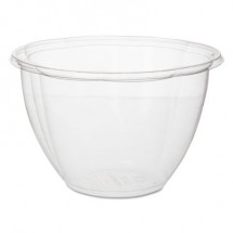 Eco-Products Salad Bowls, Clear, 48 oz., 6.69" Dia, 300/Carton