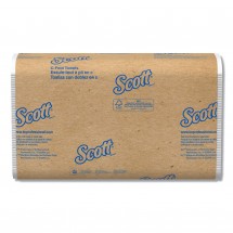 Scott C-Fold White 1-Ply Paper Towels, 1,800 Towels/Carton