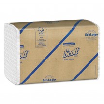 Scott Essential C-Fold Towels, 1-Ply, 2400 Towels/Carton
