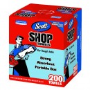 Scott Blue Shop Towels, Pop-Up Box, 10&quot; x 12&quot;, 8 Boxes/Carton