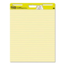 Self-Stick Easel Pads, 25 x 30, Yellow, 30 Sheets, 4/Carton