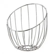 Service Ideas BKTA Cornucopia Wire Basket, Polished