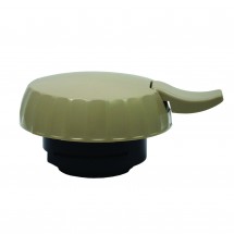 Service Ideas ECLLA Eco-Serv Latte Brown Replacement Lid for ECO6 and ECO13