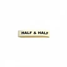 Service Ideas FBHALF&HALF Flavorband Label &quot;Half & Half&quot;