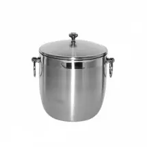 Service Ideas IB3BS Brushed Stainless Ice Bucket, 3 Liter