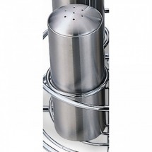 Service Ideas STC7 Stainless Steel 7-Hole Condiment Shaker