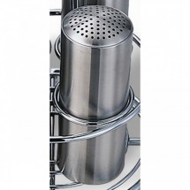 Service Ideas STCMULTI Stainless Steel Multi-Hole Condiment Shaker
