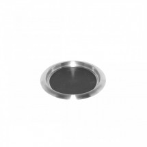 Service Ideas TR119SR Non-Slip Stainless Steel Tray with Solid Rubber Insert 11&quot;
