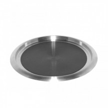 Service Ideas TR1614SR Non-Slip Stainless Steel Tray with Rubber Insert 16&quot;