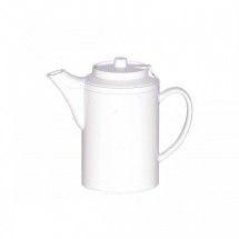 Service Ideas TS612WH Double Wall White Plastic Teapot 16 oz.