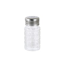 CAC China G8CK-2F Beehive Glass Shaker with Flat Cap 2 oz. - 1 doz
