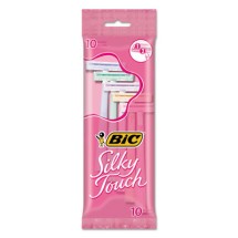 Silky Touch Women's Disposable Razor, 2 Blades, Assorted Colors, 10/Pack