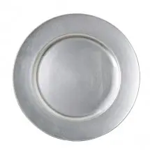 TigerChef Round Silver Charger Plate 13&quot;