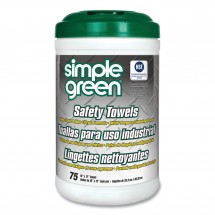 Simple Green Cleaning Safety Wipes, 6 Canisters/Carton