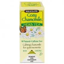 Bigelow Single Flavor Tea, Cozy Chamomile, 28 Bags/Box
