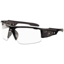 Skullerz Dagr Safety Glasses, Black Frame/Smoke Lens, Nylon/Polycarb