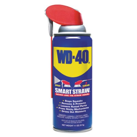 Smart Straw Spray Lubricant, 8 oz Aerosol Can, 12/Carton