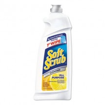 Soft Scrub All Purpose Cleanser Lemon Scent 24 oz, 9/Carton