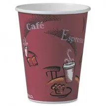 Dart Bistro Design Hot Drink Cups, Paper, 12 oz. - 300 pcs