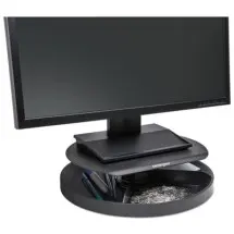 Spin2 Monitor Stand with SmartFit, 12.6w x 12.6d x 3.5h, Black