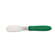 CAC China SPSP-4GN  Green Serrated  Spreader with Plastic Handle 3-7/8&quot;