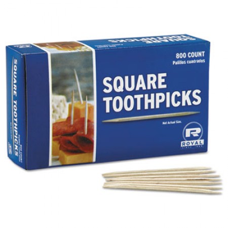 Square Wood Toothpicks, 2 3/4