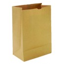 Grocery Paper Bags, Square 52 lbs., 12&quot;w x 7&quot;d x 17&quot;h&quot;, 500/Bags