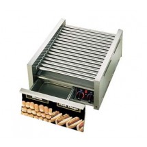 Star 75SCBD Grill-Max Hot Dog Roller Grill with Duratec Rollers and Bun Drawer, 75 Hot Dogs/48 Buns