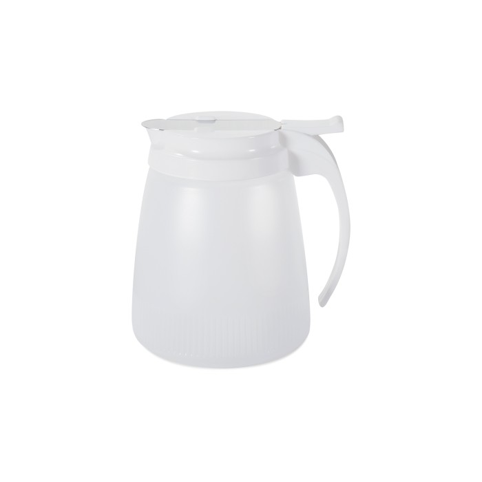 CAC China SYDP-32 Syrup Dispenser with White Cap 32 oz.