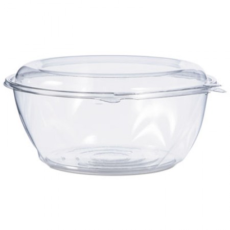 Dart Tamper-Resistant, Tamper-Evident Clear Bowls with Dome Lid, 64 oz. - 100 pcs