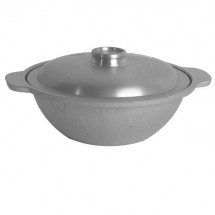 Thunder Group CETW003 Sam Bai Wok With Lid 8&quot;