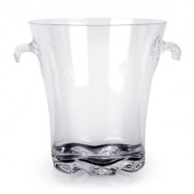 Thunder Group PLTHBK140C Polycarbonate Ice Bucket With Tong 4 Qt.
