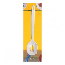 Thunder Group W7103 Slotted Melamine Serving Spoon 12&quot;  - 1 doz