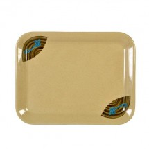 Thunder Group 0901J Wei Asian Melamine Tray 13-1/8&quot; x 10-1/4&quot;