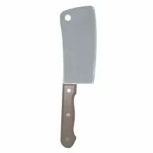 Thunder Group OW189 Asian Cleaver with Wooden Handle  6" x 2-3/4"
