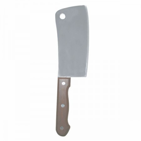 Thunder Group OW189 Asian Cleaver with Wooden Handle  6