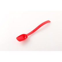 Thunder Group PLBS010RD Red Polycarbonate 3/4 oz. Buffet Spoon 10&quot;  - 1 doz