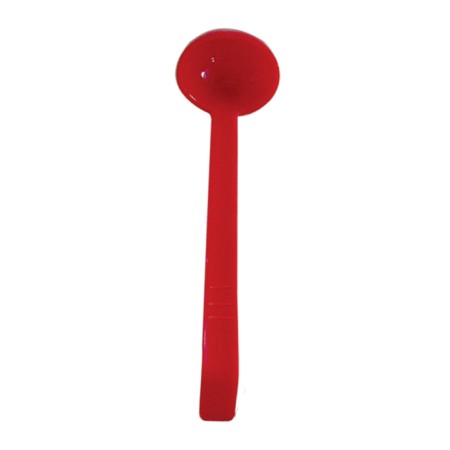 Thunder Group PLOP009RD Red Polycarbonate One-Piece 3/4 oz. Ladle 8-1/2