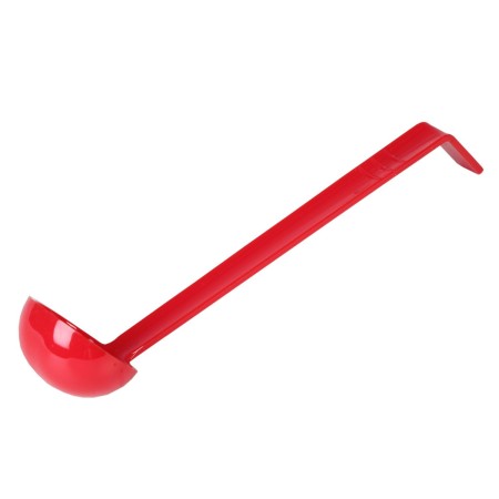 Thunder Group PLOP013RD Red Polycarbonate One-Piece 1 oz.  Ladle 13