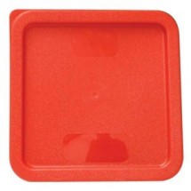 Thunder Group PLSFT0608C Square Red Container Cover 6 & 8 Qt.