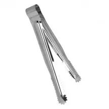 Thunder Group SLBT095 Stainless Steel Bread Tongs 9-1/2&quot;  - 1 doz