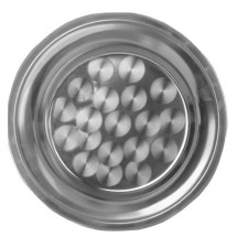 Thunder Group SLCT012 Round Stainless Steel Serving Tray 12&quot;
